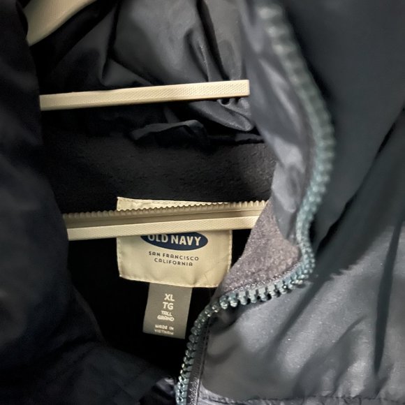 Old Navy Blue Puffer Jacket - Size XL - Picture 3 of 3